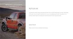 Desktop Screenshot of mytruck.net